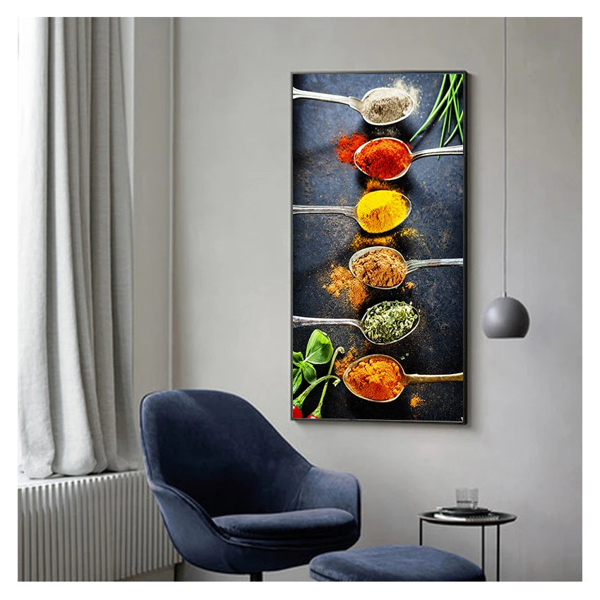 Spices Canvas Wall Art