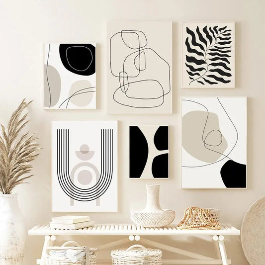 Abstract Bohemian Canvas Wall Art Collection
